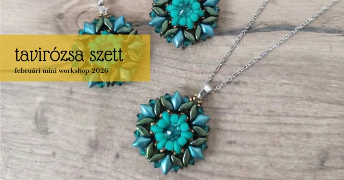 Februári mini workshop – Tavirózsa szett