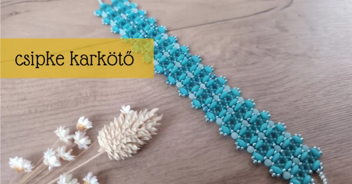 Csipke karkötő